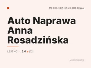 Auto Naprawa Anna Rosadzińska