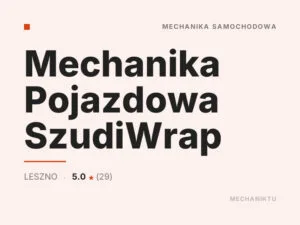 Mechanika Pojazdowa SzudiWrap