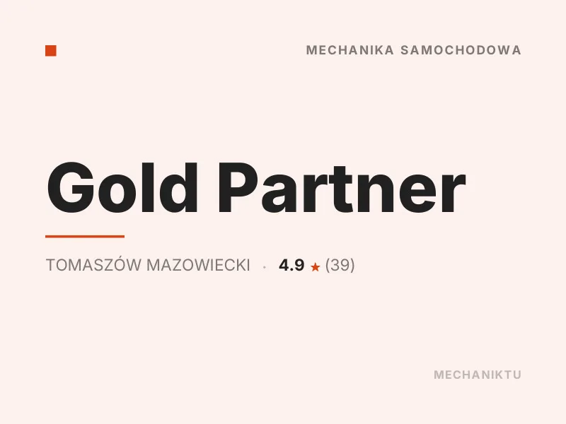 Gold Partner Diagnostyka komputerowa OBD Tomaszów Mazowiecki