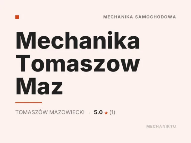 Mechanika Tomaszow Maz