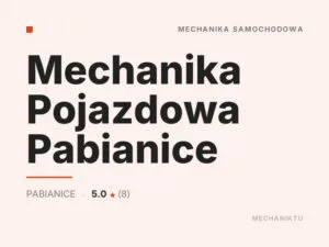 Mechanika Pojazdowa Pabianice