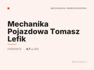 Mechanika Pojazdowa Tomasz Lefik