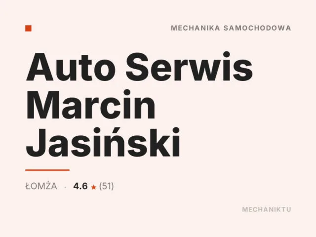 Auto Serwis Marcin Jasiński