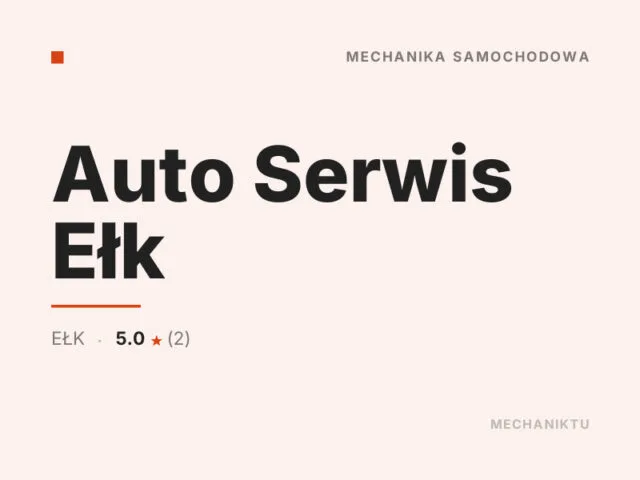 Auto Serwis Ełk