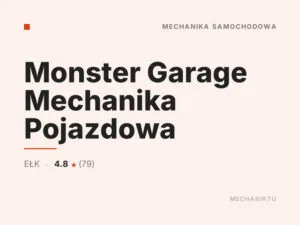 Monster Garage Mechanika Pojazdowa