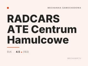 RADCARS ATE Centrum Hamulcowe