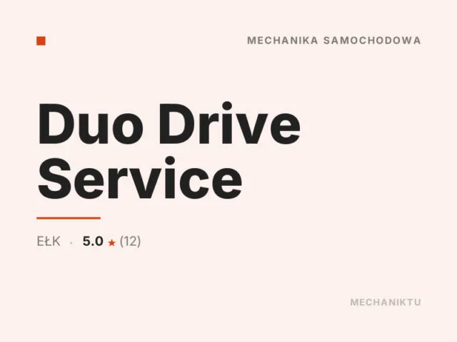Duo Drive Service