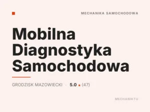 Mobilna Diagnostyka Samochodowa