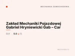Zakład Mechaniki Pojazdowej Gabriel Hryniewicki Gab – Car