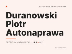 Duranowski Piotr Autonaprawa