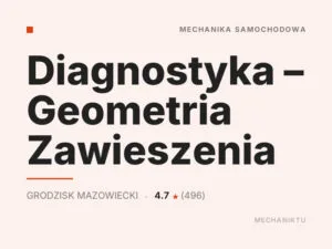 Diagnostyka – Geometria Zawieszenia