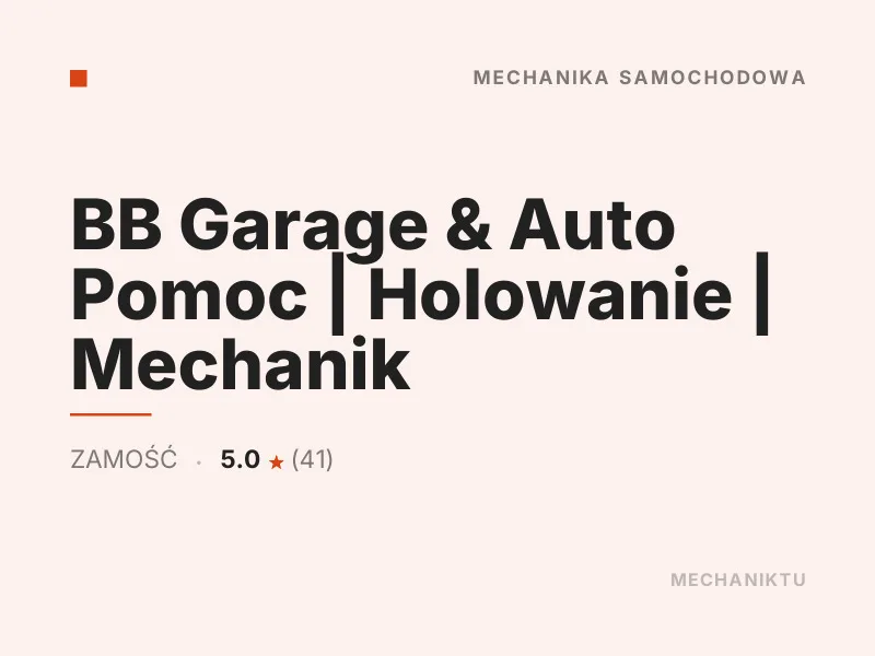 BB Garage & Auto Pomoc Diagnostyka komputerowa OBD Zamość