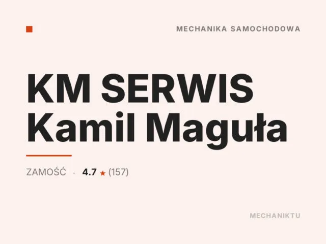 KM SERWIS Kamil Maguła