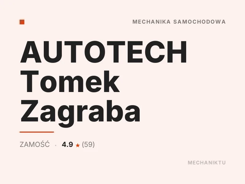 AUTOTECH Tomek Zagraba diagnostyka komputerowa OBD Zamość