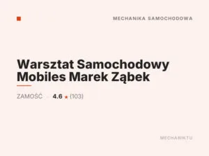 Warsztat Samochodowy Mobiles Marek Ząbek
