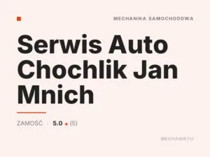 Serwis Auto Chochlik Jan Mnich