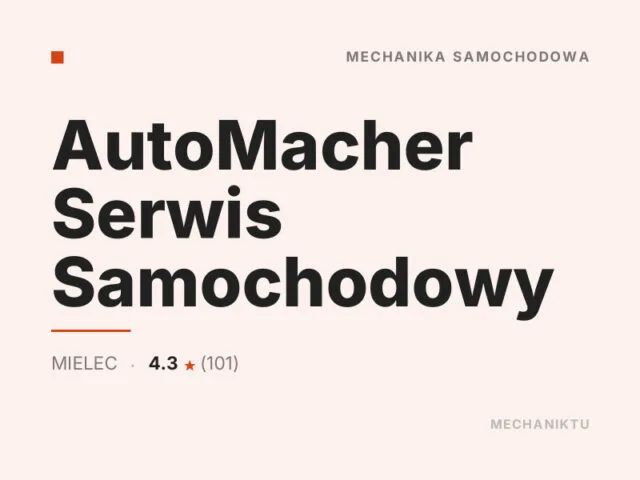 AutoMacher Serwis Samochodowy