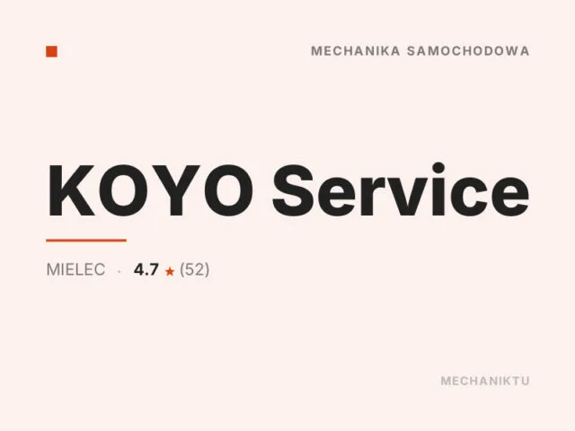 KOYO Service