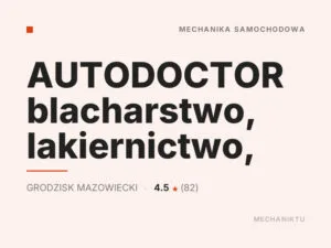 AUTODOCTOR blacharstwo, lakiernictwo,