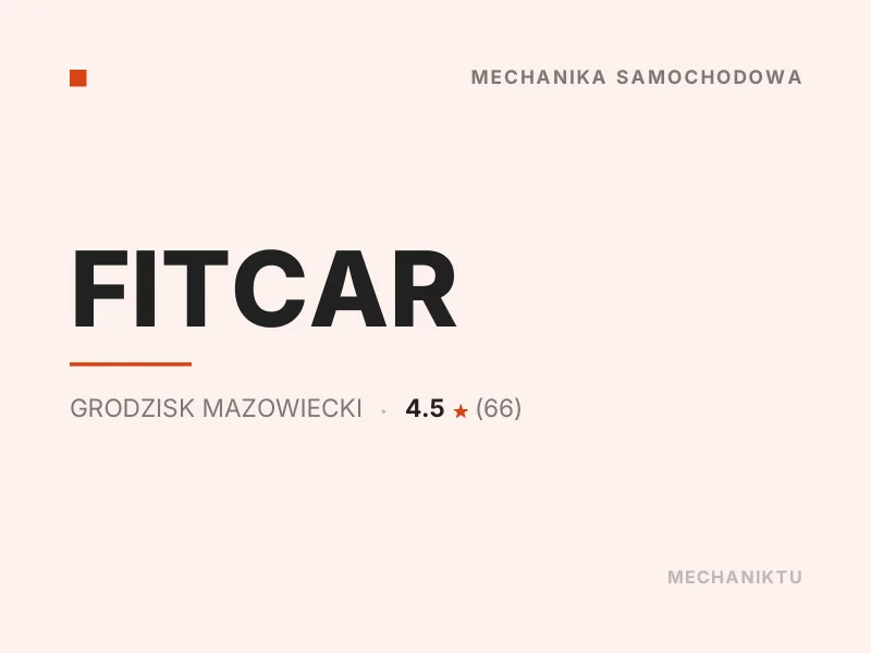 FITCAR diagnostyka komputerowa OBD Grodzisk Mazowiecki
