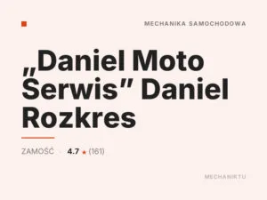 „Daniel Moto Serwis” Daniel Rozkres
