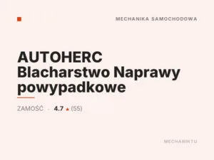 AUTOHERC Blacharstwo Naprawy powypadkowe