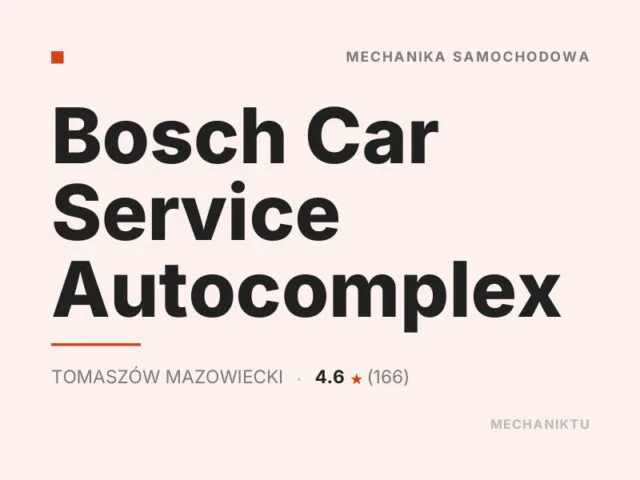 Bosch Car Service Autocomplex