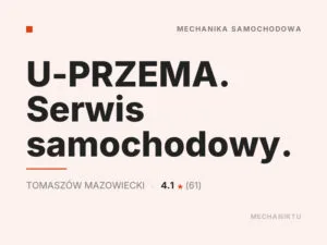 U-PRZEMA. Serwis samochodowy.