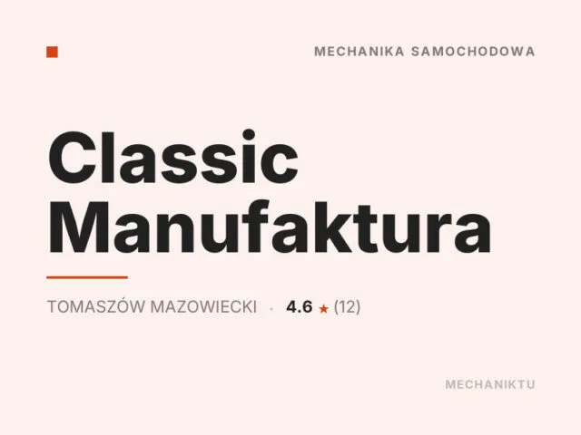 Classic Manufaktura