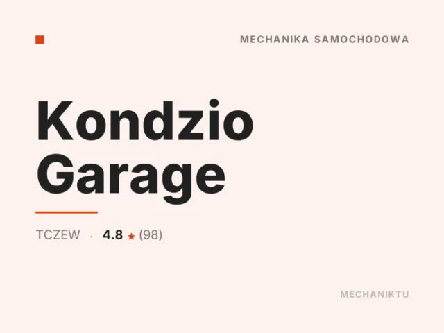 Kondzio Garage