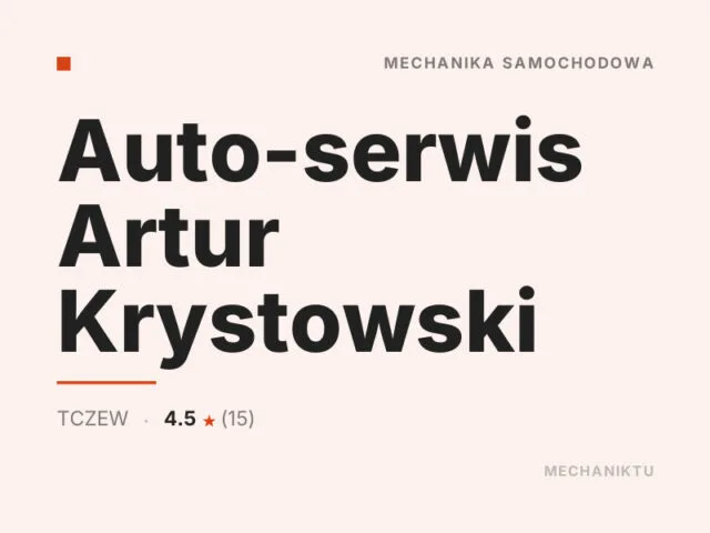 Auto-serwis Artur Krystowski