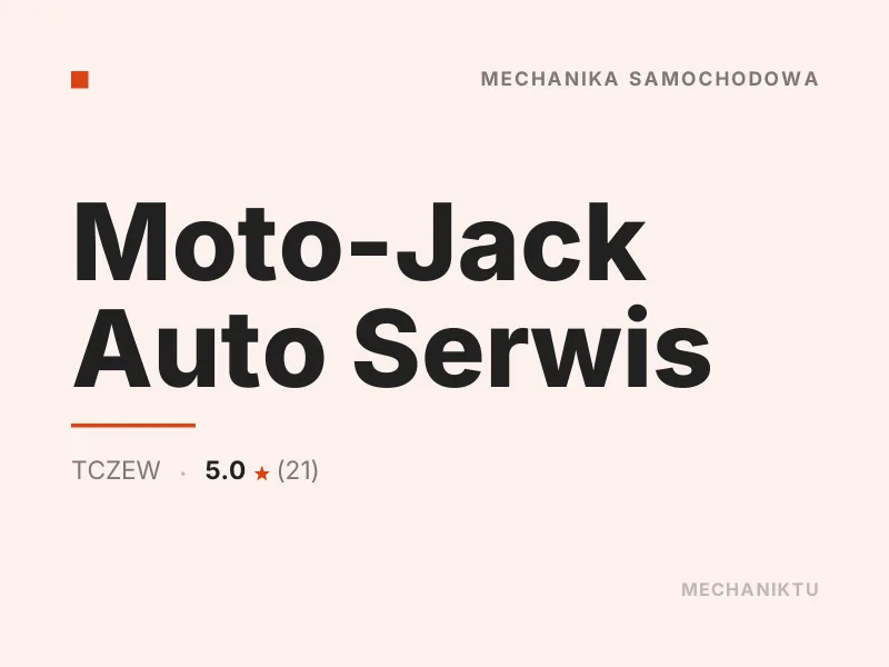 Moto-Jack Auto Serwis mechanika samochodowa Tczew