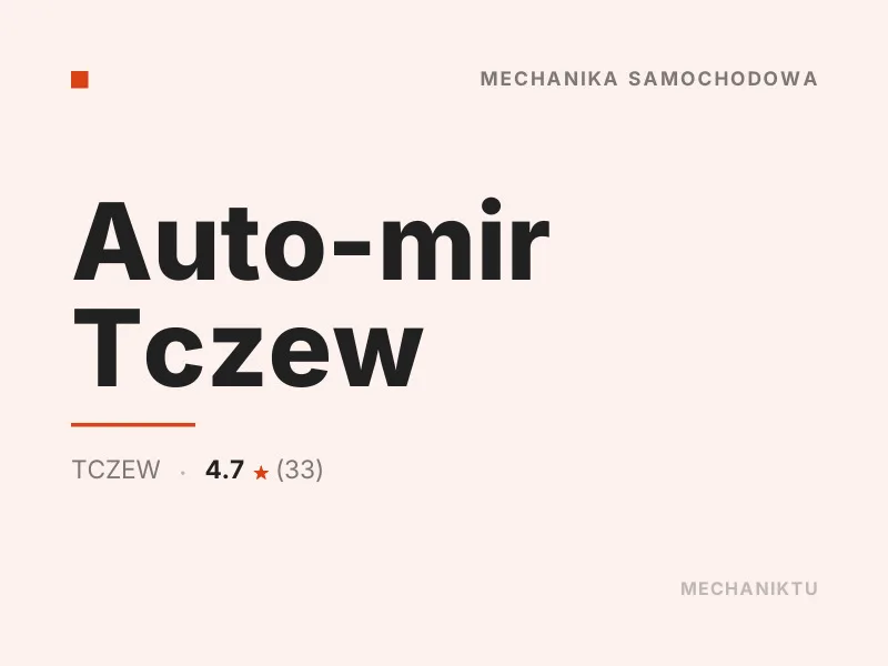 Auto-mir Diagnostyka komputerowa OBD Tczew