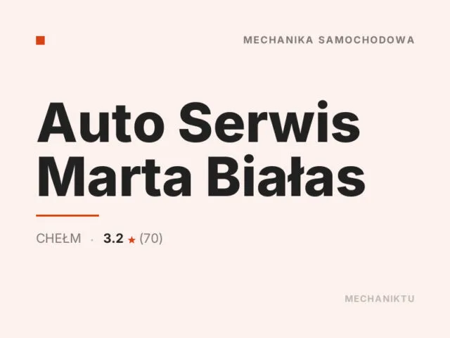 Auto Serwis Marta Białas