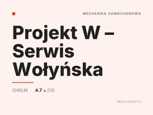 Projekt W – Serwis Wołyńska
