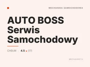 AUTO BOSS Serwis Samochodowy
