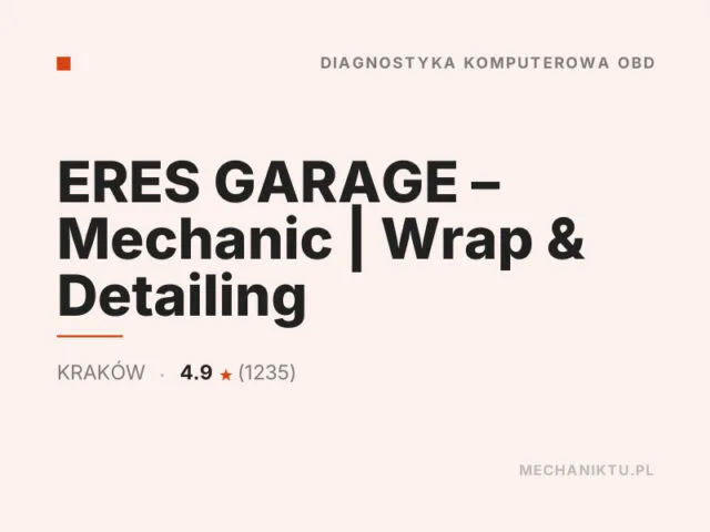 ERES GARAGE – Mechanic | Wrap & Detailing