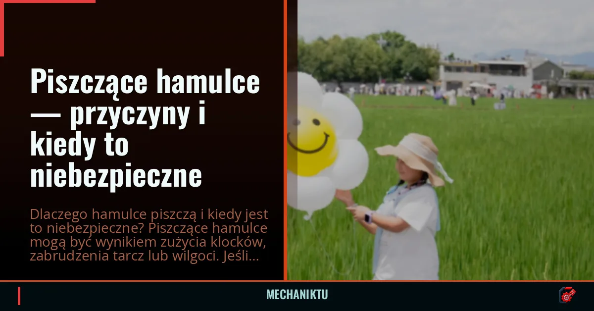 Piszczące hamulce — przyczyny i kiedy to niebezpieczne