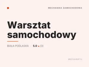 Warsztat samochodowy