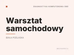 Warsztat samochodowy