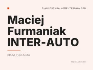 Maciej Furmaniak INTER-AUTO