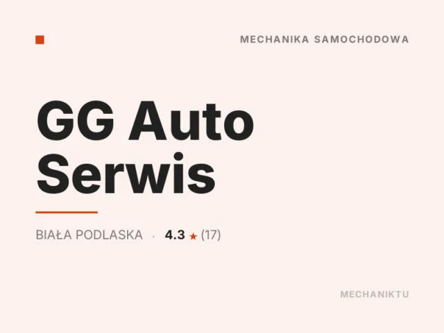 GG Auto Serwis