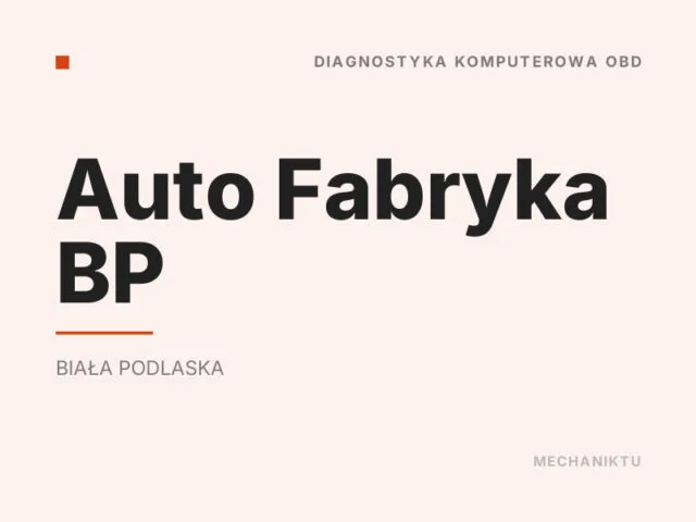 Auto Fabryka BP