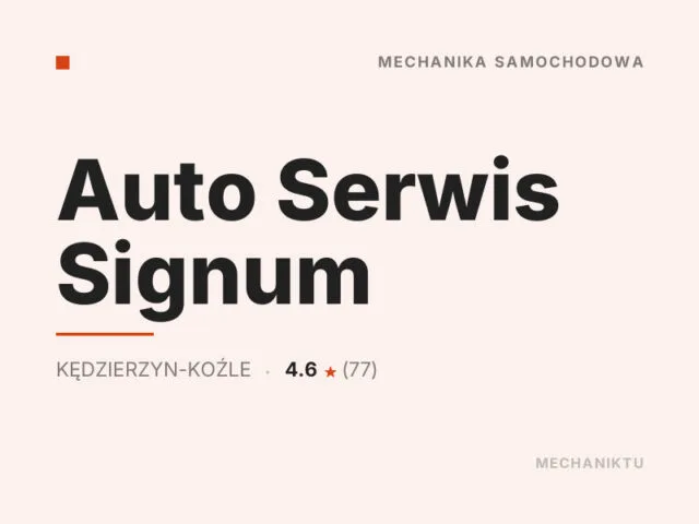 Auto Serwis Signum