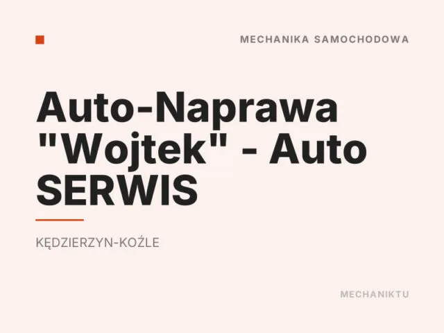 Auto-Naprawa „Wojtek” – Auto SERWIS