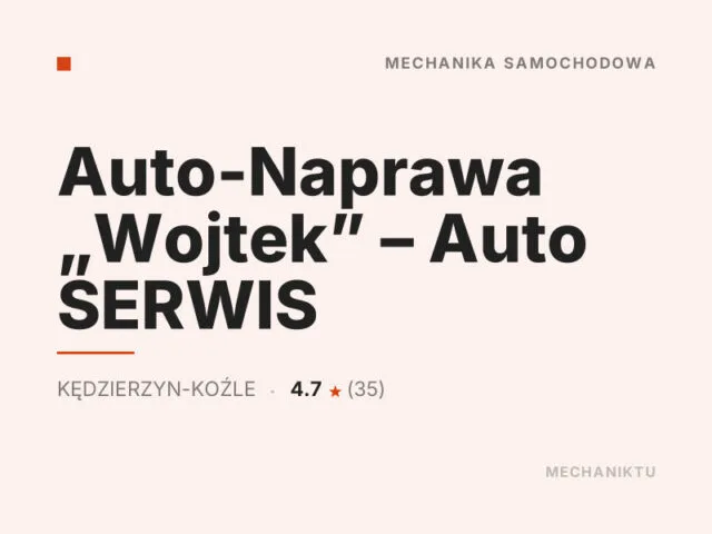 Auto-Naprawa „Wojtek” – Auto SERWIS