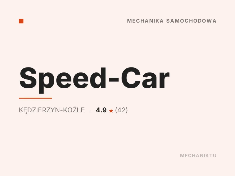 Speed-Car Diagnostyka komputerowa OBD Kędzierzyn-Koźle