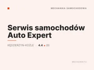 Serwis samochodów Auto Expert