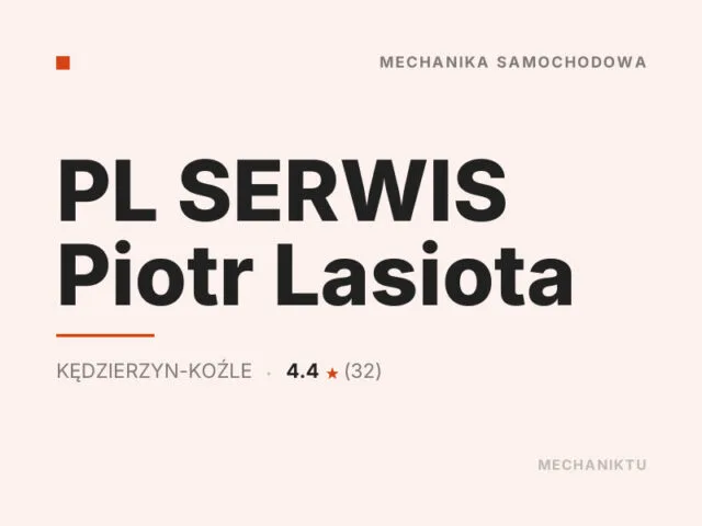 PL SERWIS Piotr Lasiota