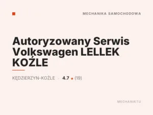 Autoryzowany Serwis Volkswagen LELLEK KOŹLE